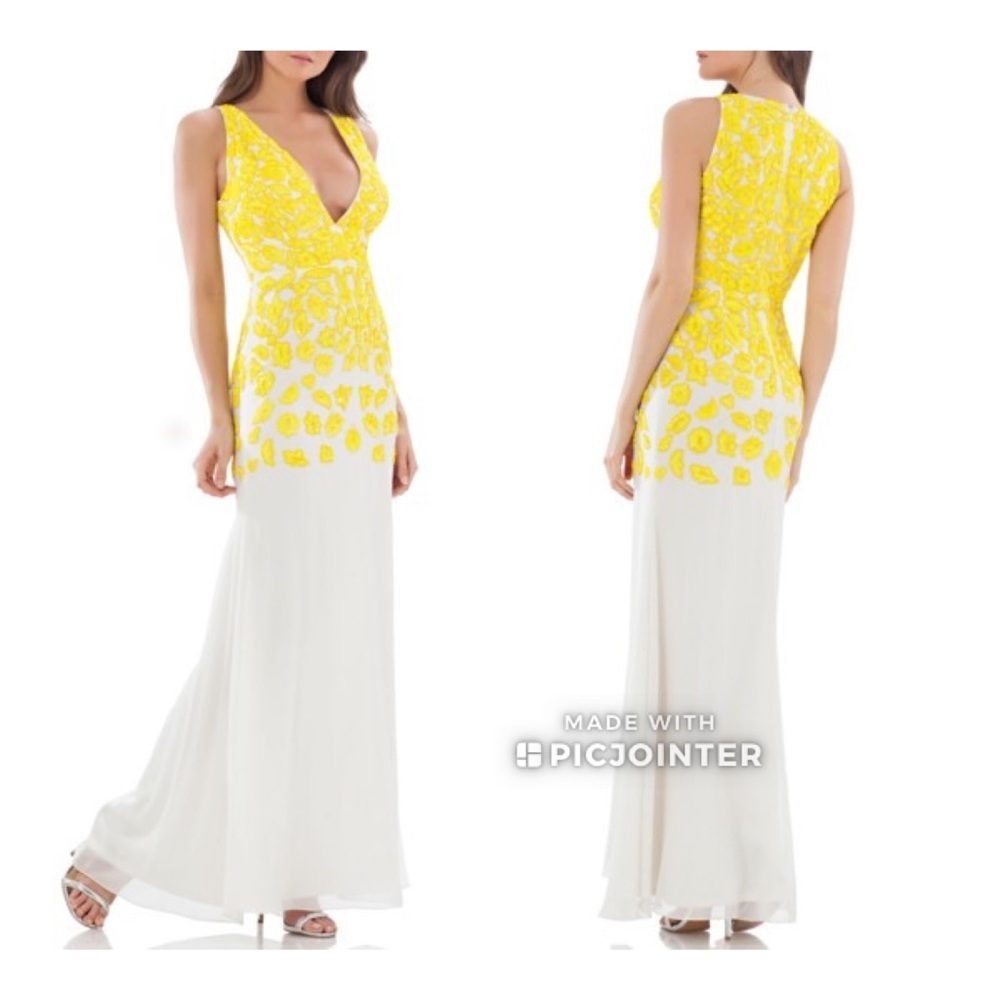 JS Collections beaded Gown